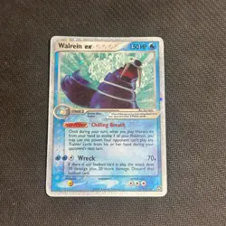 Walrein ex 99/108 EX Power Keepers Pokemon Card Holo Foil Rare MP - Image 1