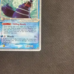 Walrein ex 99/108 EX Power Keepers Pokemon Card Holo Foil Rare MP - Image 5