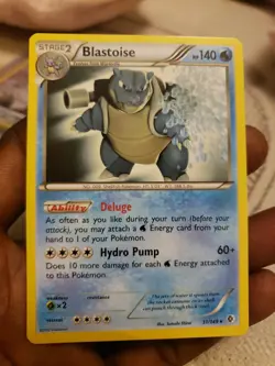 Pokemon TCG Blastoise #31/149 Non-Holo Rare Card Boundaries Crossed 2012 Set - Image 2