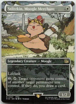 MTG Stiltzkin, Moogle Merchant (Borderless) R FINAL FANTASY 327 LP - Image 1