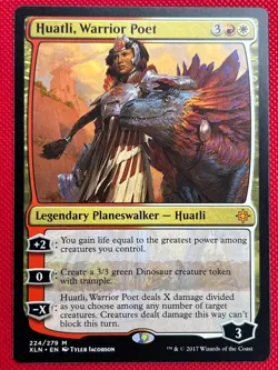 MTG 1X Huatli, Warrior Poet X1 Ixalan Magic - LP/MP - Image 1