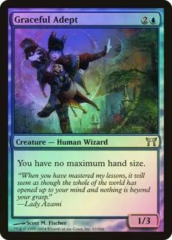 Champions of Kamigawa MTG Foil Graceful Adept Magic - Image 1