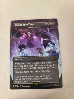 Absorb Into Time Temporal Extortion FINAL FANTASY Secret Lair MTG - Image 1