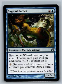 Magic The Gathering Morningtide Sage of Fables #47/150 MTG TCG CCG - Image 1