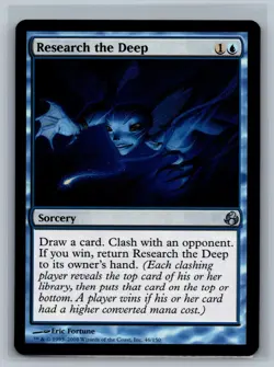 Magic The Gathering Morningtide Research the Deep #46/150 MTG TCG CCG - Image 1