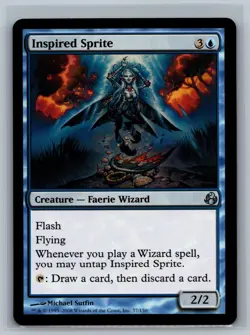 Magic The Gathering Morningtide Inspired Sprite #37/150 MTG TCG CCG - Image 1