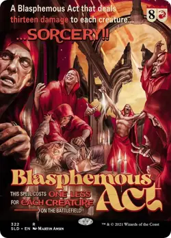 Blasphemous Act Secret Lair Drop Regular for sale online - Image 1