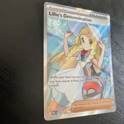 Lillie's Determination 169/132 Pokemon Mega Evolution Full Art - Image 3
