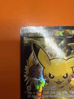 Pokemon TCG Pikachu XY124 Promo Holo HP Heavily Played (Read Description) - Image 3