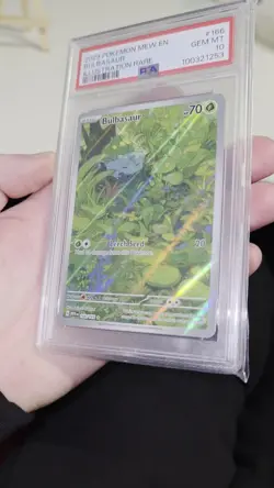 Bulbasaur 166/165 Pokemon 151 Holo Illustration Rare - PSA 10 Gem Mint - Image 2