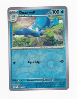 Quaxwell 051/191 Surging Sparks 2024 Common Reverse Holo Pokemon Near Mint NM - Image 1
