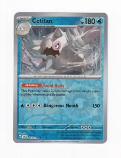 Cetitan - 054/191 SV08: Surging Sparks Reverse Holo Common Pokemon Near Mint NM - Image 1