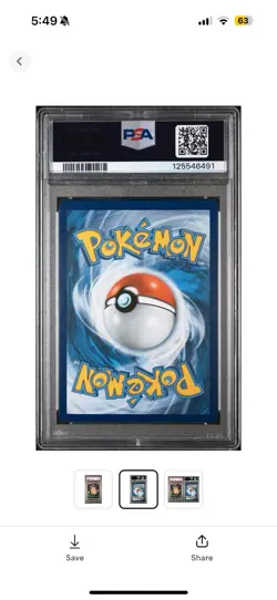 2021 Pokemon Pikachu 005/025 Celebrations Full Art - PSA 9 MINT - Image 2