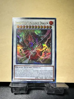 Yugioh! 1x Snake-Eyes Vengeance Dragon ALIN-EN040 Ultra Rare 1st Ed NM - Image 1