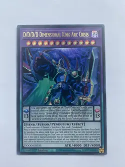 DOOD-EN035 D/D/D/D Dimensional King Arc Crisis Ultra Rare 1st Ed YuGiOh - Image 1