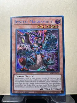 *** BYSTIAL MAGNAMHUT *** 1ST EDITION PRISMATIC SECRET RARE MP23-EN157 YUGIOH! - Image 1