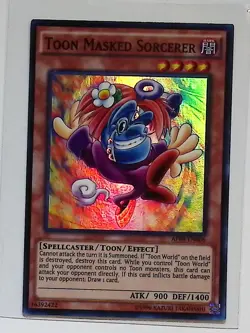 Toon Masked Sorcerer - AP08-EN006 - Super Rare - Yugioh - Image 1