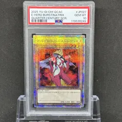 PSA 10 Yugioh QCAC-JP027 JP E-HERO Burstinatrix 25th Quarter Century Secret Rare - Image 1
