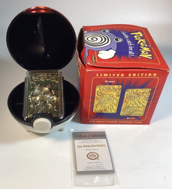 Pokemon 23K Gold Plated Card Burger King Limited Edition Poliwhirl #61 COA - Image 2