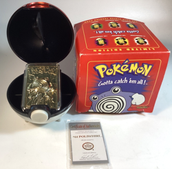 Pokemon 23K Gold Plated Card Burger King Limited Edition Poliwhirl #61 COA - Image 4