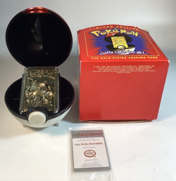 Pokemon 23K Gold Plated Card Burger King Limited Edition Poliwhirl #61 COA - Image 5