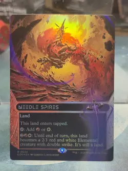 R 0030 Needle Spires FOIL STELLAR SIGHTS BORDERLESS Edge of Eternities MTG Card - Image 1