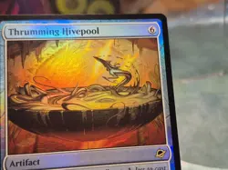 FOIL R 0247 Thrumming Hivepool Artifact Rare Edge of Eternities EOE MTG Card - Image 2