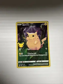 Pokemon TCG Celebrations Pikachu Holo Rare Card 005/025 NM/Mint Condition - Image 1
