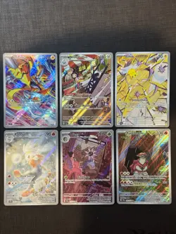 Pokemon TCG Stellar Crown (Lot Of 6) Illustration Rares All Cards Near Mint Cond - Image 1