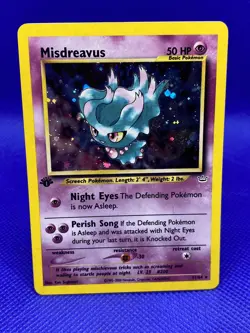 Misdreavus✨1st Edition Holo 11/64 Neo Revelation Vintage Rare Pokemon Card LP✨ - Image 1