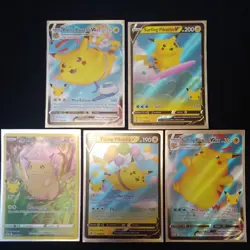 Pikachu VMAX & V & Full Art Pokemon Celebrations 25th anniversary 5 card lot - Image 1