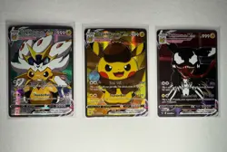 Pokemon Pikachu FAN ART Card Lot Of 3 All NM Condition - Image 1