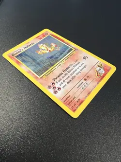 Blaine’s Moltres 1/132 Gym Heroes Unlimited 2000 Pokemon Card Holo Rare LP - Image 3