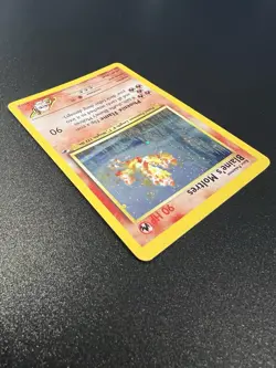 Blaine’s Moltres 1/132 Gym Heroes Unlimited 2000 Pokemon Card Holo Rare LP - Image 5