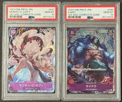 PSA 10 Kaido P-040 Monkey D. Luffy P-041 Set Promo Japanese ONE PIECE Card 7475 - Image 2