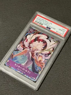 PSA 10 Kaido P-040 Monkey D. Luffy P-041 Set Promo Japanese ONE PIECE Card 7475 - Image 5