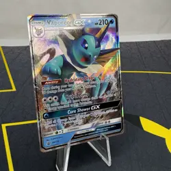 Vaporeon GX SM172 Black Star Promo Holo Foil Pokemon Card - Image 3