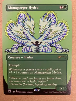 MTG 1x Managorger Hydra # 306 Secret Lair Drop Magic the Gathering Card x1 NM - Image 1