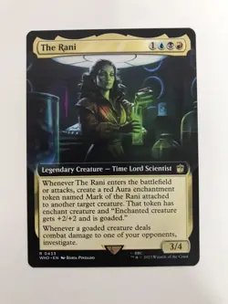 The Rani Extended Borderless MTG Magic the Gathering Card NM Near Mint WHO - Image 1
