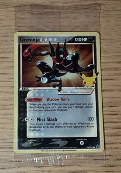 Greninja Gold Star SWSH 144 Celebrations SEALED Promo Holo Pokemon Card - Image 1