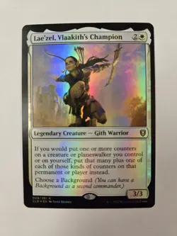 MTG Lae'zel, Vlaakith's Champion *FOIL* Commander Legends Baldur's Gate 029 NM - Image 2