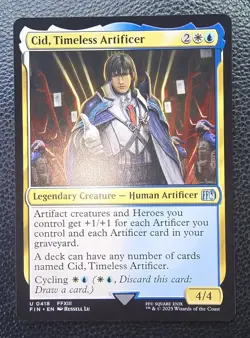 MTG - Final Fantasy - Cid, Timeless Artificer #0418 - Regular Near Mint - Image 1