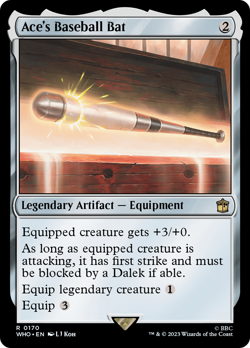 Ace's Baseball Bat #170 | Near Mint | Doctor Who Magic MTG - Image 1