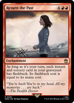 Return the Past #92 | Near Mint | Doctor Who Magic MTG - Image 1