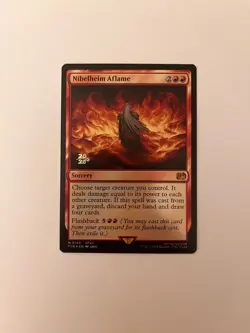 Nibelheim Aflame (Mythic Rare Prerelease Promo, Stamped, Foil) MTG Final Fantasy - Image 1