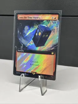 MTG [Into the Time Vortex] Extended Art/Surge Foil Doctor Who #978 NM/Unplayed - Image 3