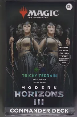 Tricky Terrain Modern Horizons 3 III MH3 Commander Deck English Edition - Image 1