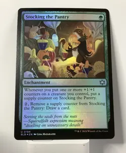 MTG BLB: Stocking the Pantry (Enchantment) Uncommon 194 Bloomburrow Foil - Image 1