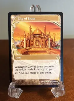 MTG City of Brass (Future Sight) Normal NM Mystery Booster 2 MB2 #240 Magic - Image 1