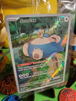Pokemon TCG Snorlax 051 SV Scarlet & Violet Black Star Promo Sealed NM/M Holo - Image 2
